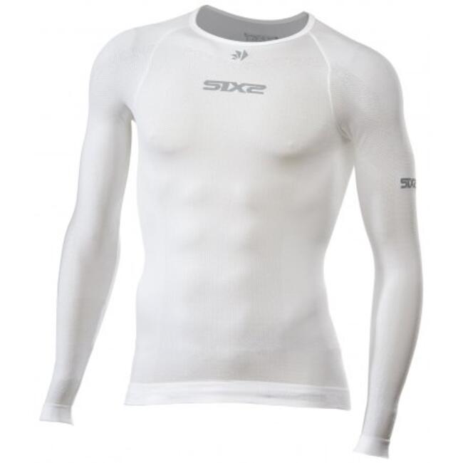 Maglia Termica Moto White Carbon Six2 Unisex